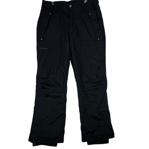 Columbia Ski Pants Men L (L) Black Omni-Tech Insulated Waterproof Snow Pants
